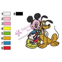Mickey Mouse Cartoon Embroidery 83